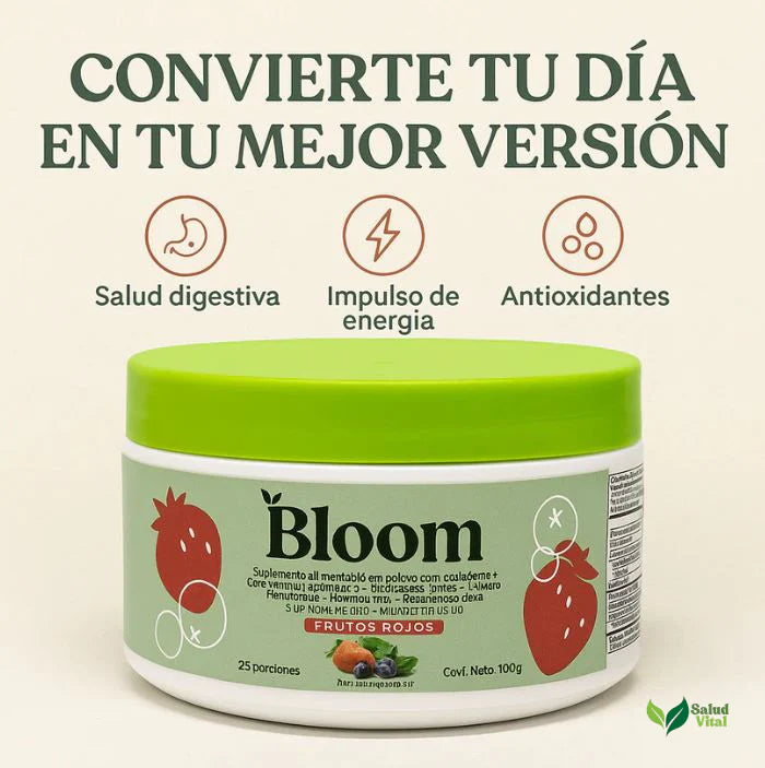 Bloom Verde®: desinflama, regula el intestino y da energía.