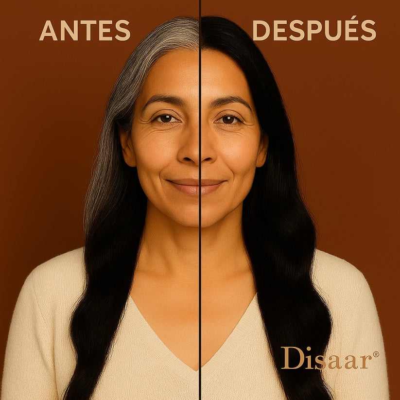 Shampoo Disaar Unisex 400ml – Cubre Canas en minutos, Sin Químicos.