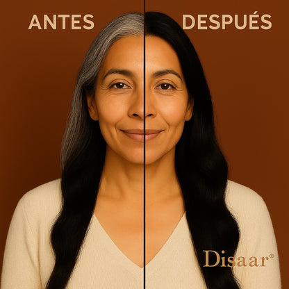 Shampoo Disaar Unisex 400ml – Cubre Canas en minutos, Sin Químicos.